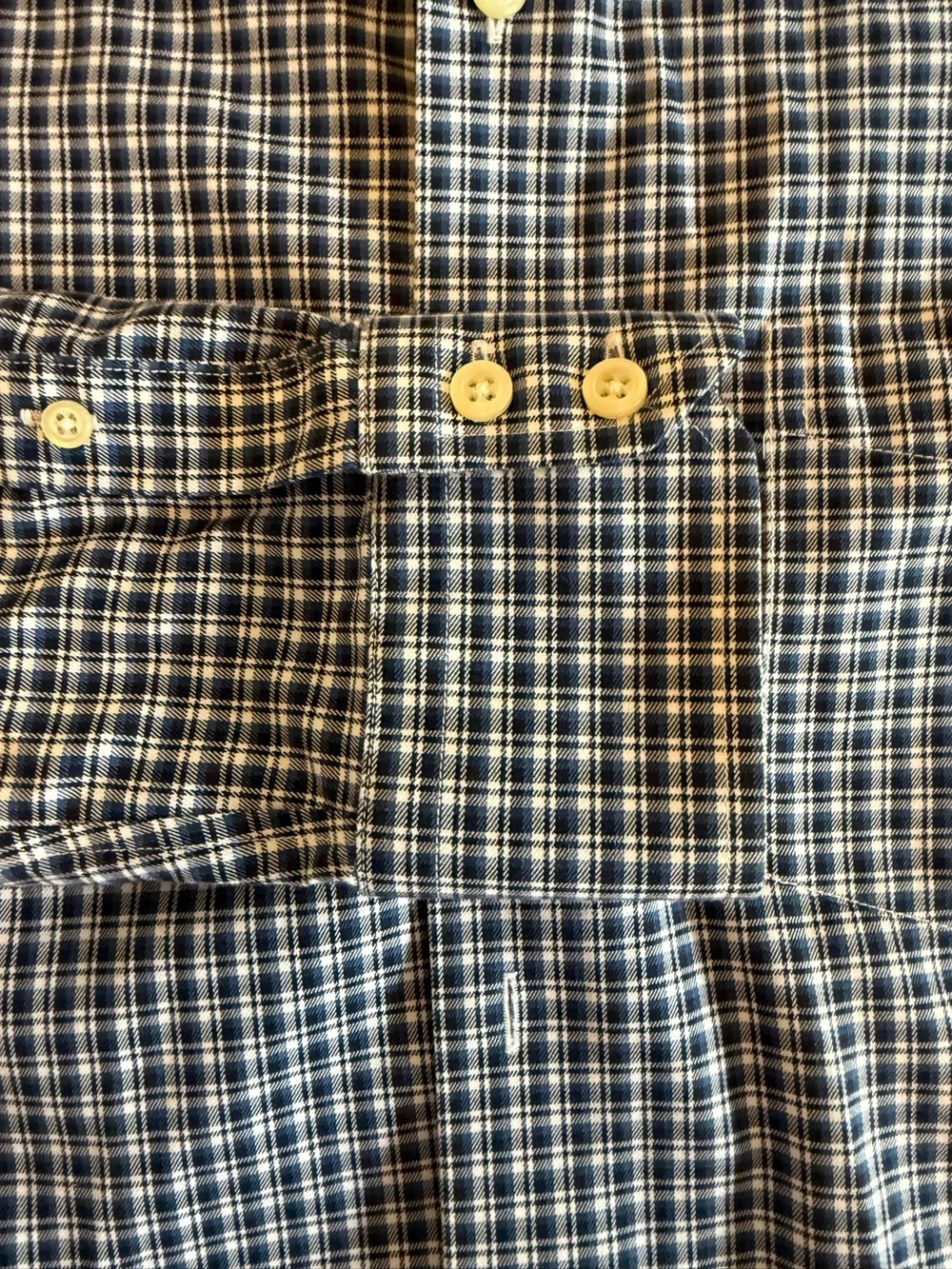 Banana Republic Men’s Non-Iron Tailored Slim Fit Plaid Shirt – Size Large